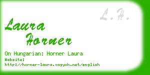 laura horner business card